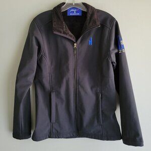 Johnnie-O Black Soft Shell Jacket Size S